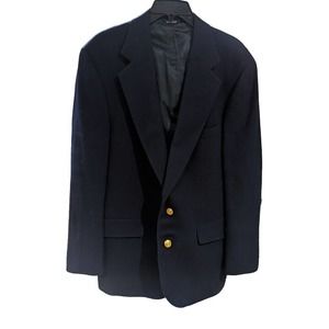 Polo University Club By Ralph Lauren Two Button Sport Coat Virgin Wool 44R
